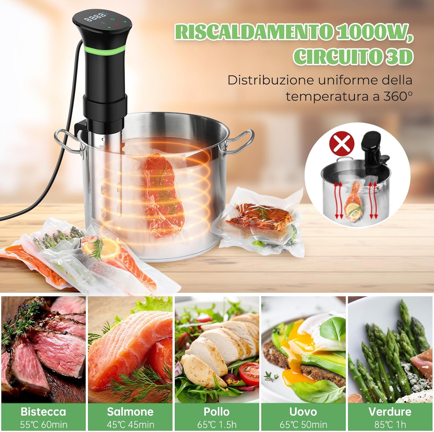 Thumbnail 6 de Roner Cucina a Bassa Temperatura 1000W