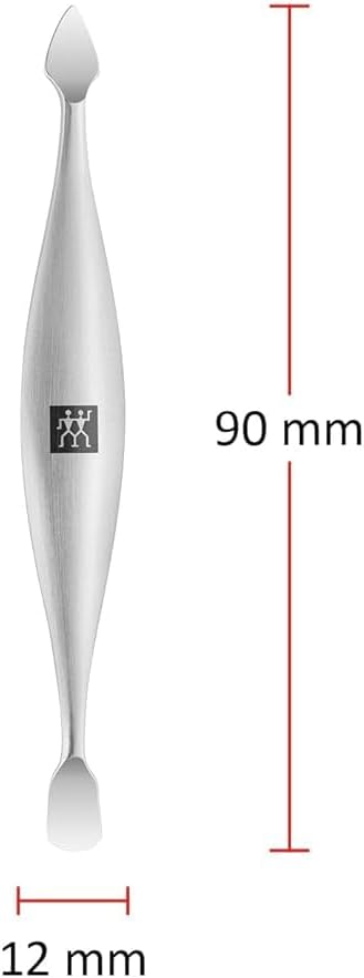 Detalle 1 de ZWILLING Premium Silver 90mm Cuticle Pusher and Nail Cleaner in Satin Stainless Steel