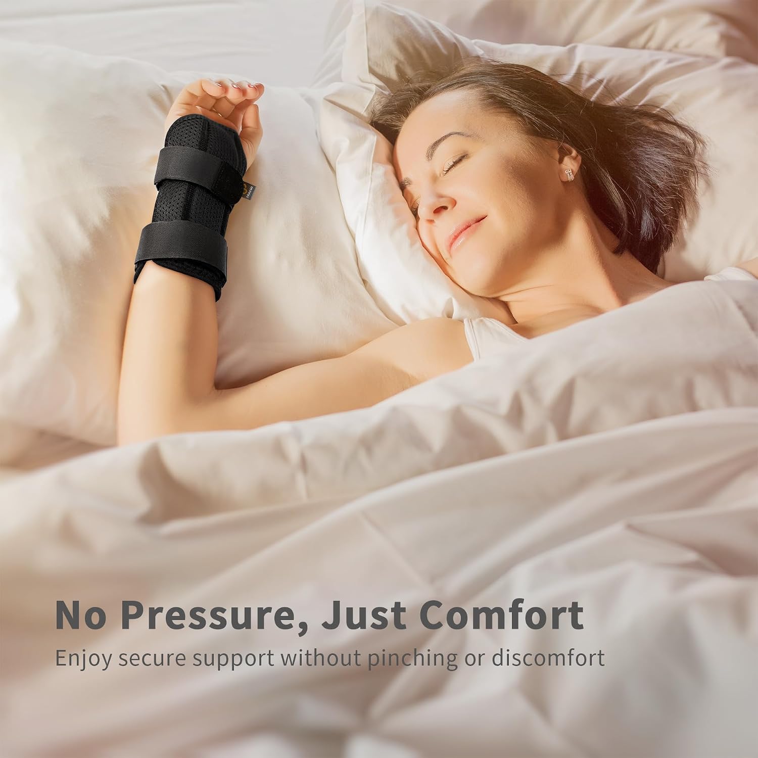 Thumbnail 5 de BRACOO WB31 Adjustable Carpal Tunnel Wrist Support Splint (Right & Left) for Night Relief & Day Support