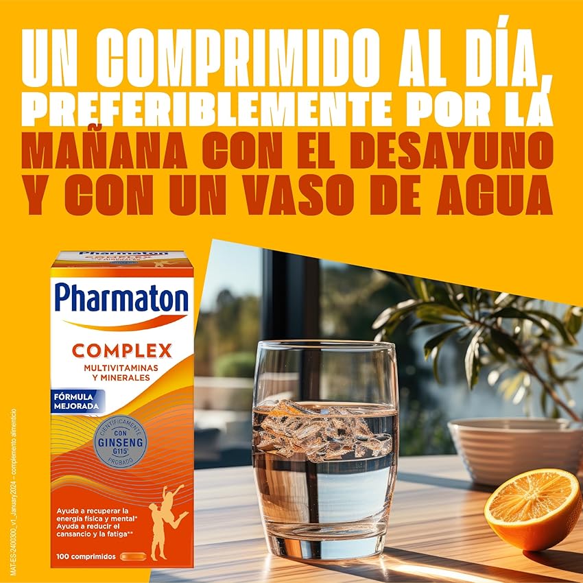 Thumbnail 5 de Pharmaton Complex G115 - Multivitamínico con Ginseng 💊