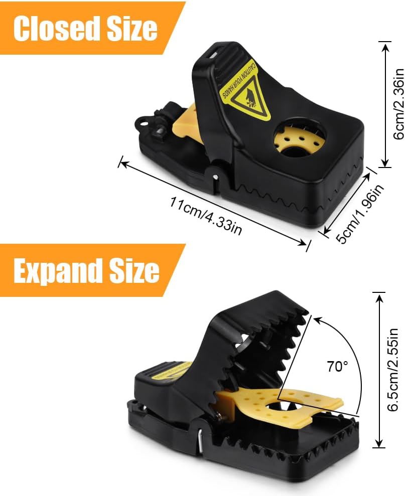 Detalle 2 de Flintronic Rat Trap 4 PCS trampa reutilizable