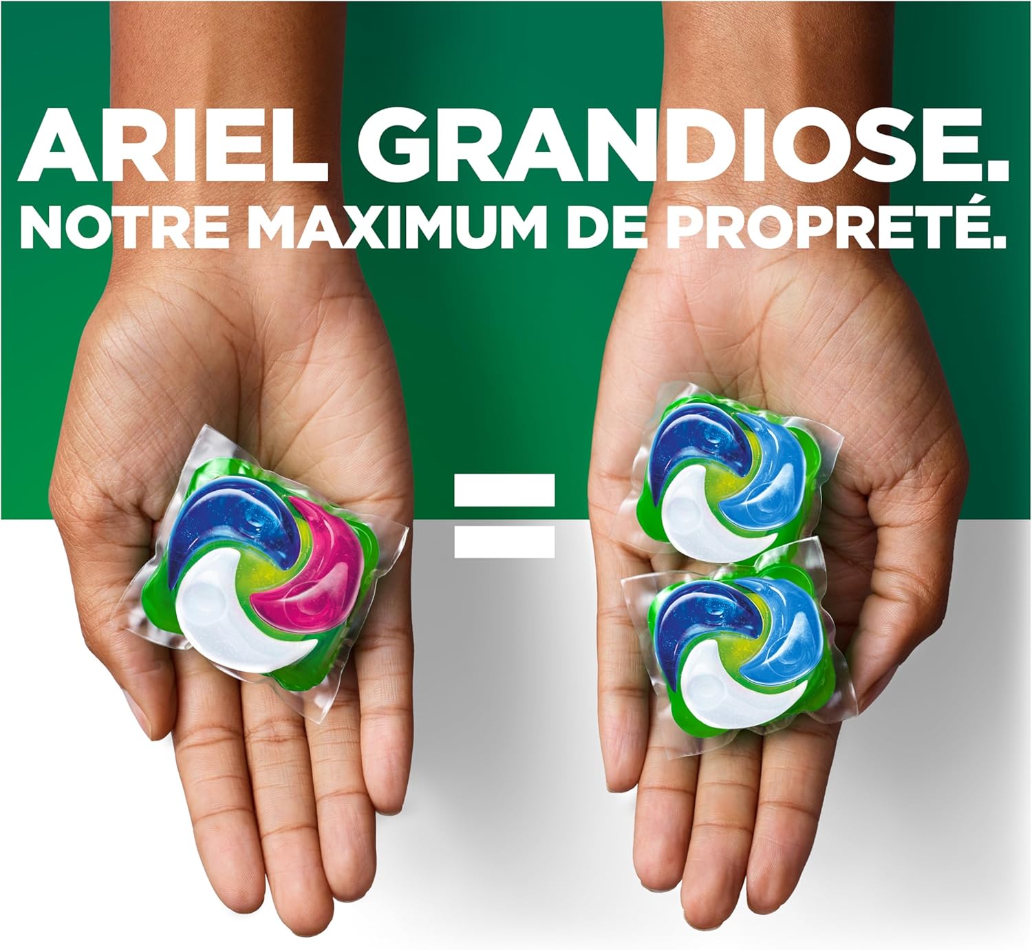 Detalle de Ariel Grandiose PODS Couleurs Éclatantes – Lessive en capsules pour 60 lavages (4 x 15)