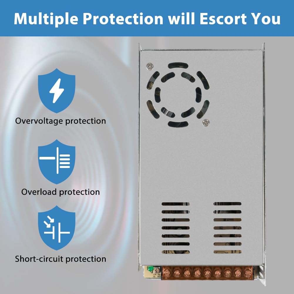 Thumbnail 5 de OFFCUP DC 12V 30A 360W regulated power supply 🔌