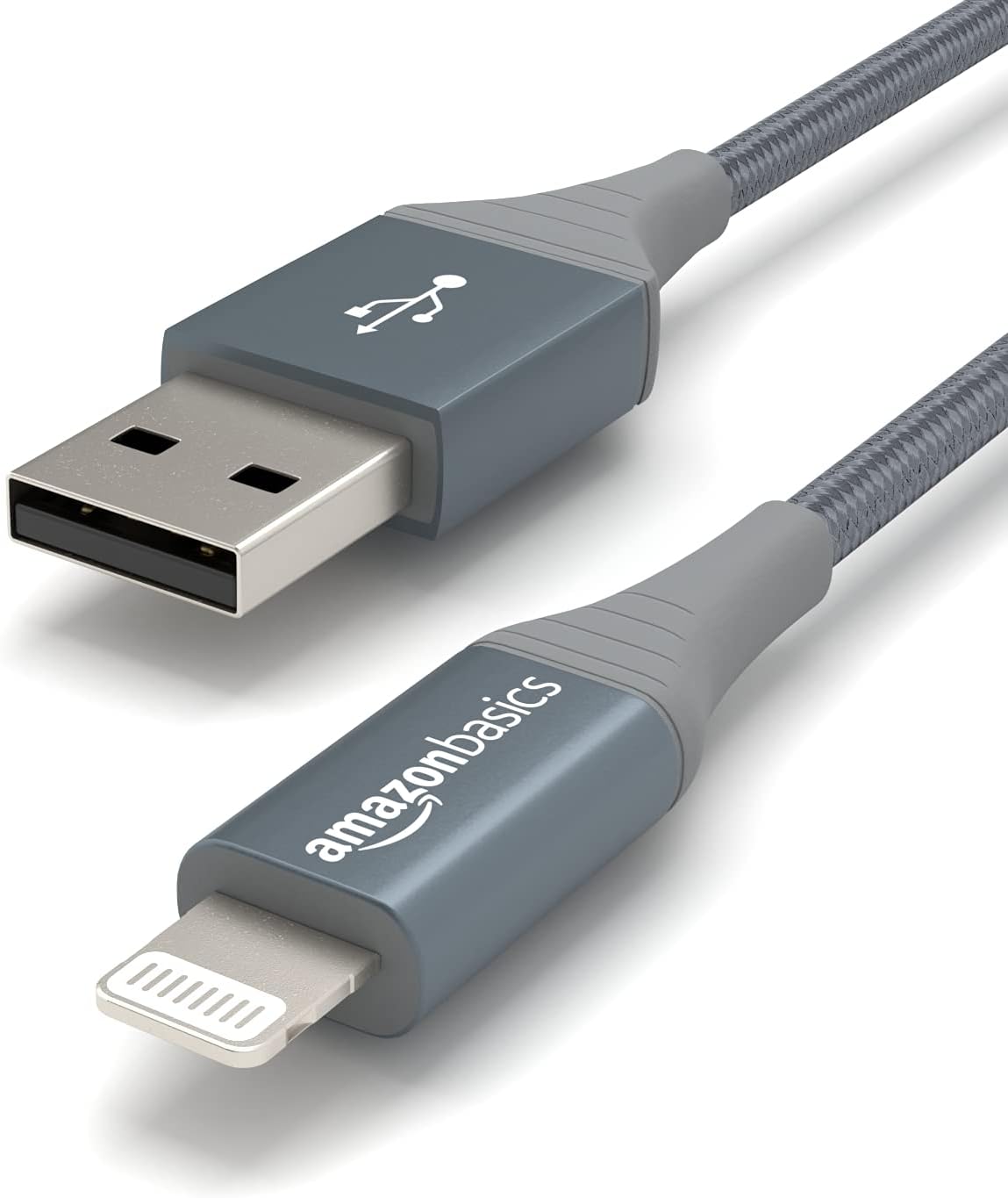 Thumbnail 2 de Amazon Basics - Cable Lightning a USB-A, 1.8 m, gris oscuro ⚡