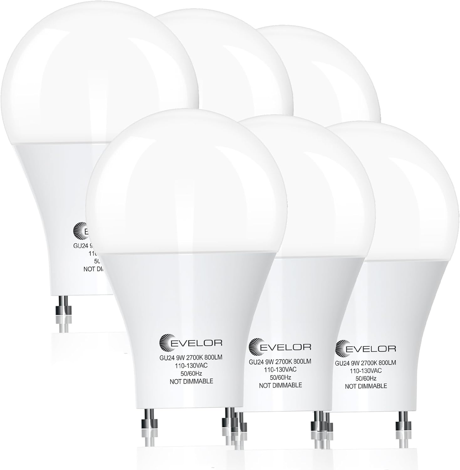 Detalle de Evelor GU24 LED Bulbs, 9W