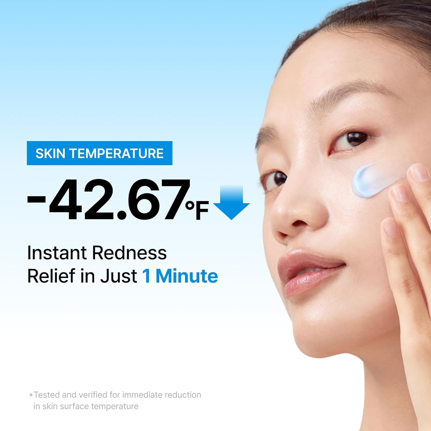 Thumbnail 2 de DearKlairs Midnight Blue beruhigende Creme gegen Empfindlichkeit – für fettige, unruhige & sensible Haut