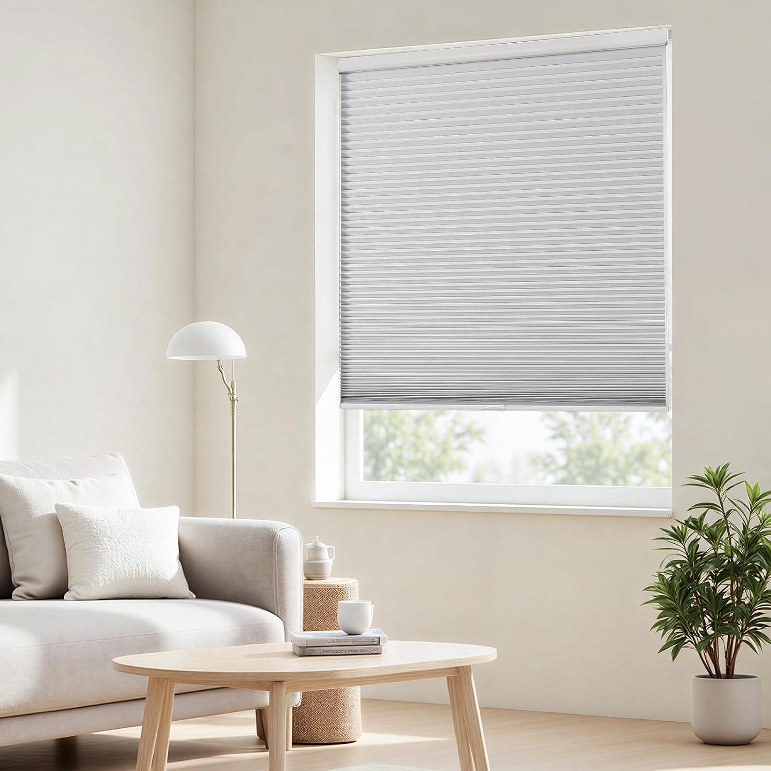 Detalle de Joydeco Blackout Cellular Shades, 35 x 64 in