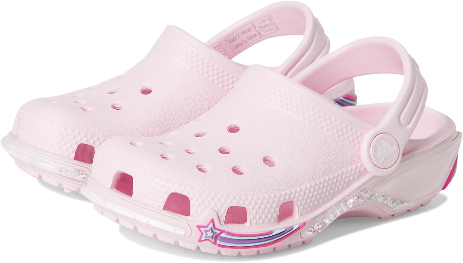 Detalle de Crocs Classic Star Sparkle Shaker sabot