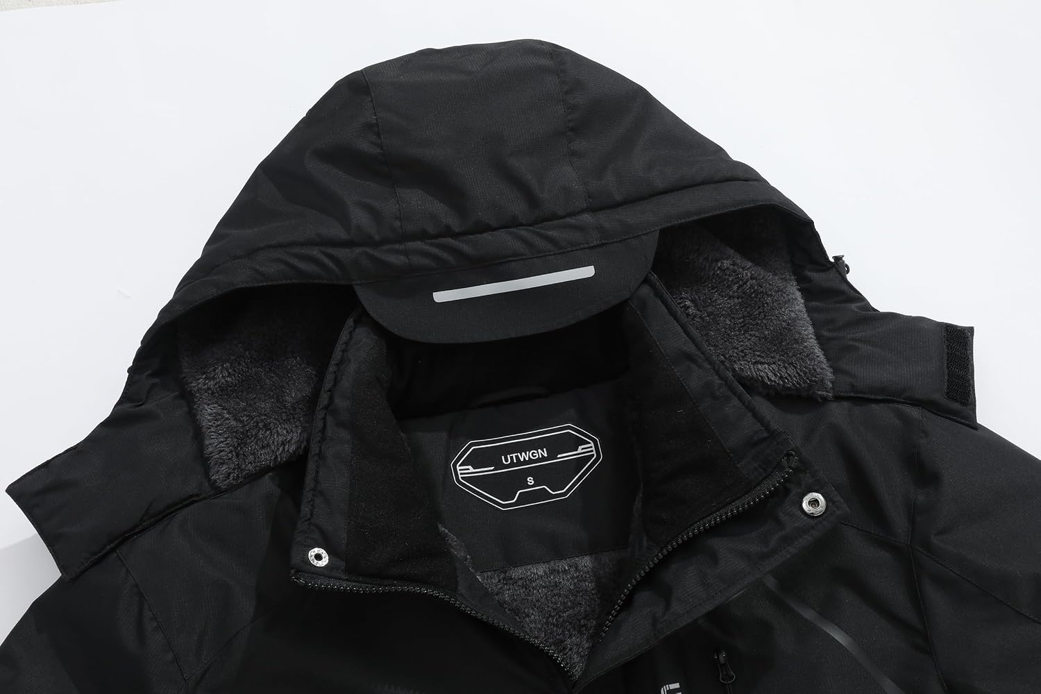 Thumbnail 5 de UTWGN Men's Ski Jacket Waterproof Hooded Snow Coat