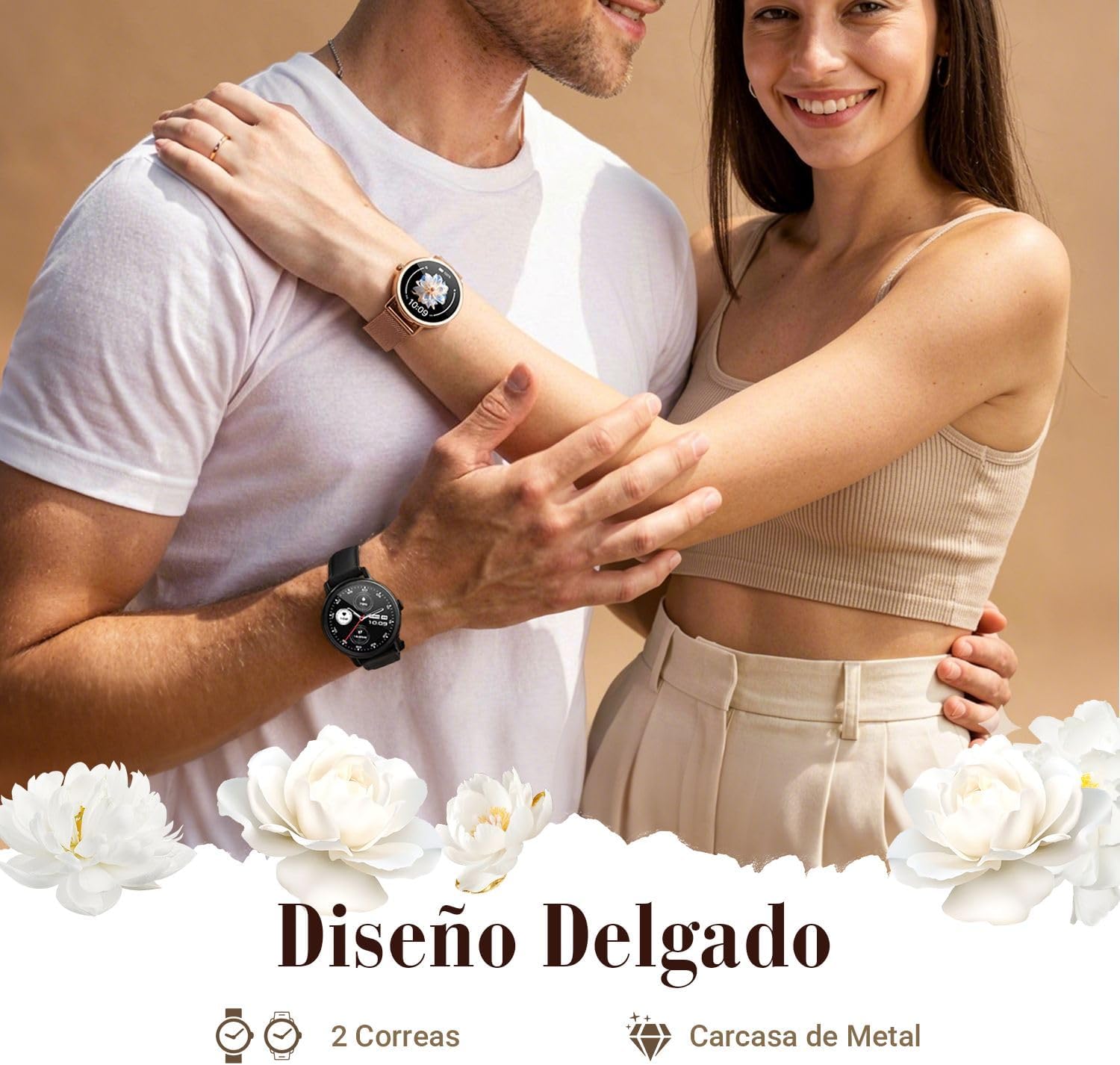 Thumbnail 2 de Smartwatch para Mujer Baolubao: 1.26" con Llamadas Bluetooth, Notificaciones y 100+ Modos Deportivos