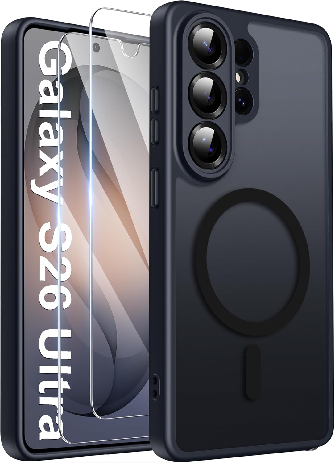 Detalle de Opkiegrn funda magnética para Samsung Galaxy S26 Ultra con protector