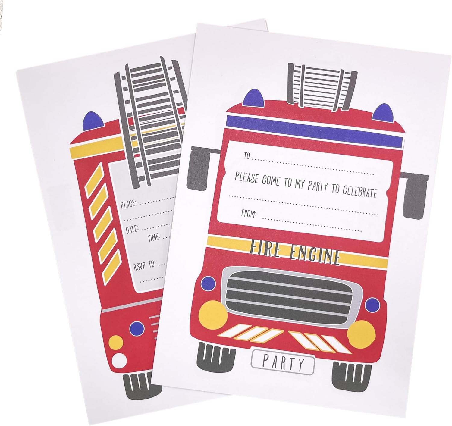 Thumbnail 3 de M & G Mustard & Gray Animal Parade children’s party invitations (A5, x24 invites only)