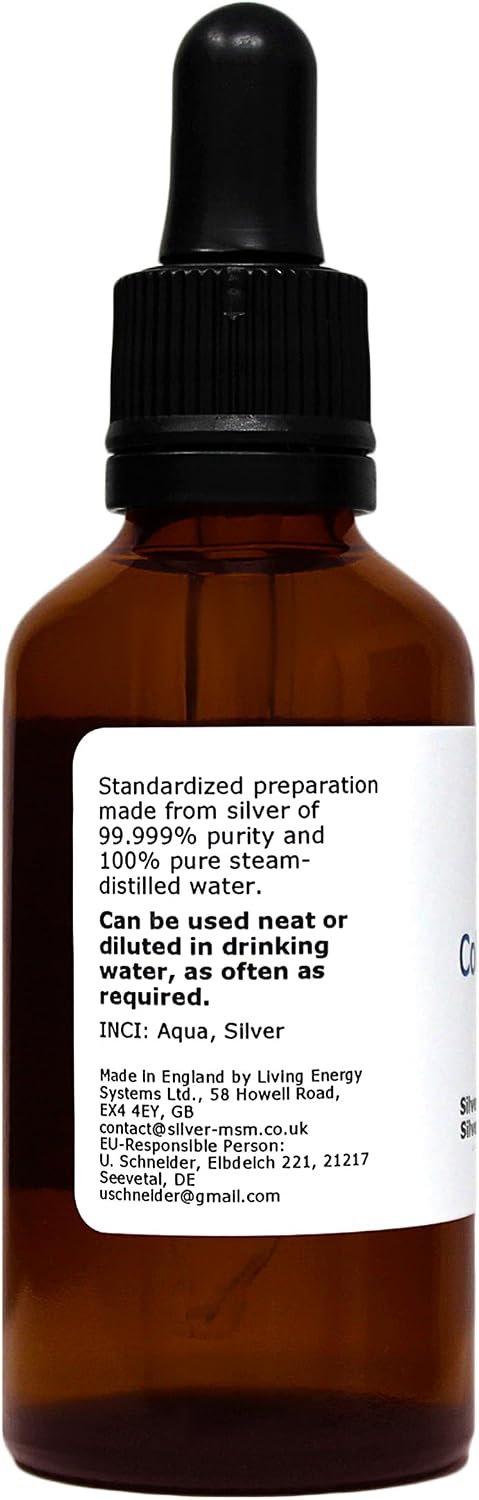 Detalle 2 de Kolloidales Silber 25 ppm 50 ml Pipette