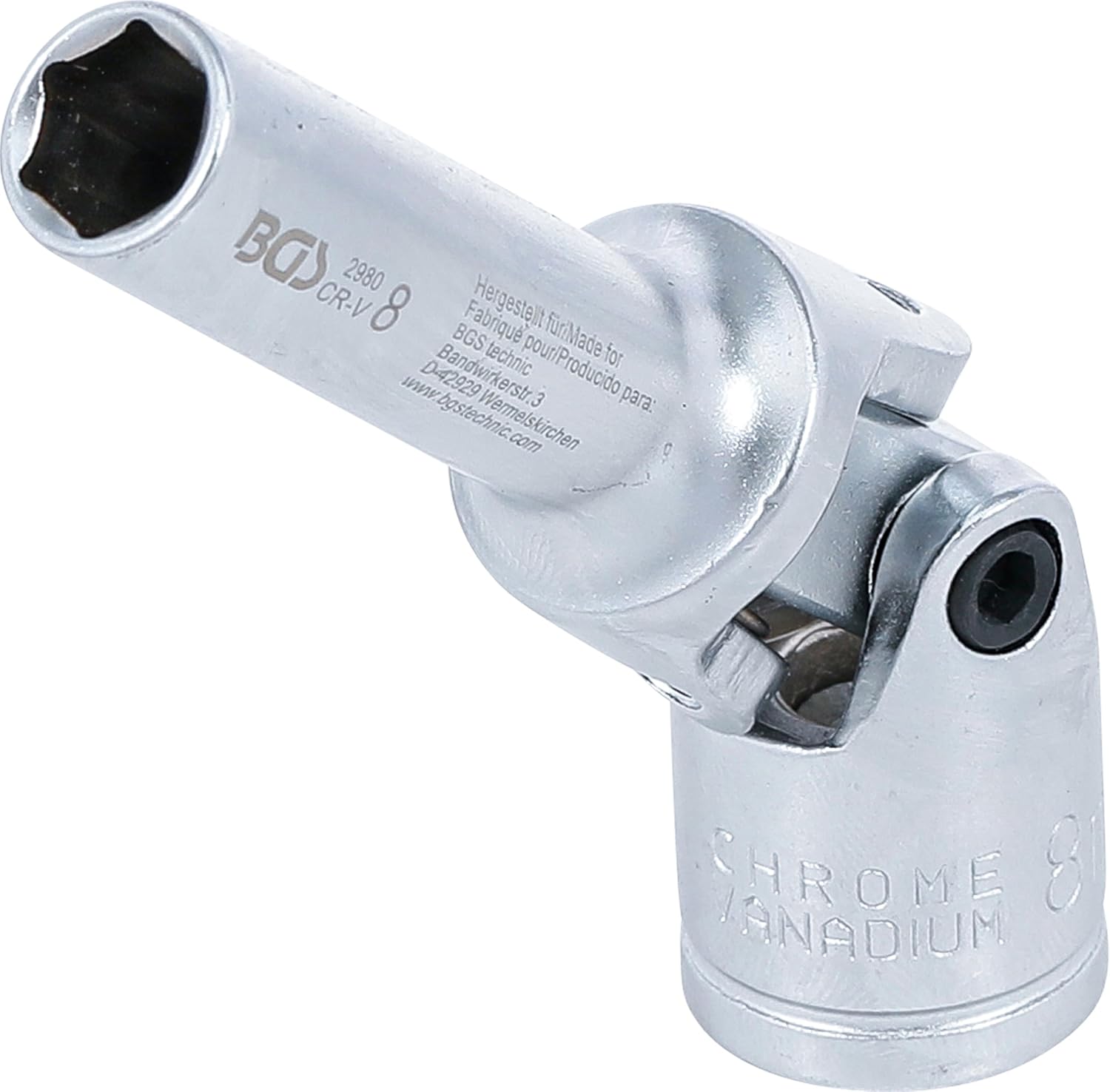 Detalle 2 de BGS 2982 – Douille articulée de bougie hexagonales 10 mm (3/8")