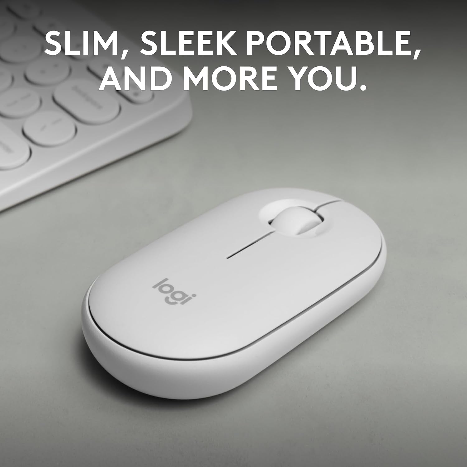 Thumbnail 1 de Logitech Pebble Mouse 2 M350s Slim Bluetooth Wireless Mouse