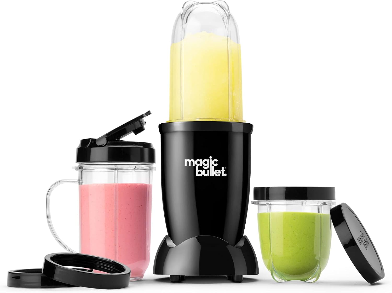 Thumbnail 5 de Magic Bullet Mini di nutribullet MBR03B: Frullatore Elettrico Piccolo da 200 W in confezione base da 3 pezzi