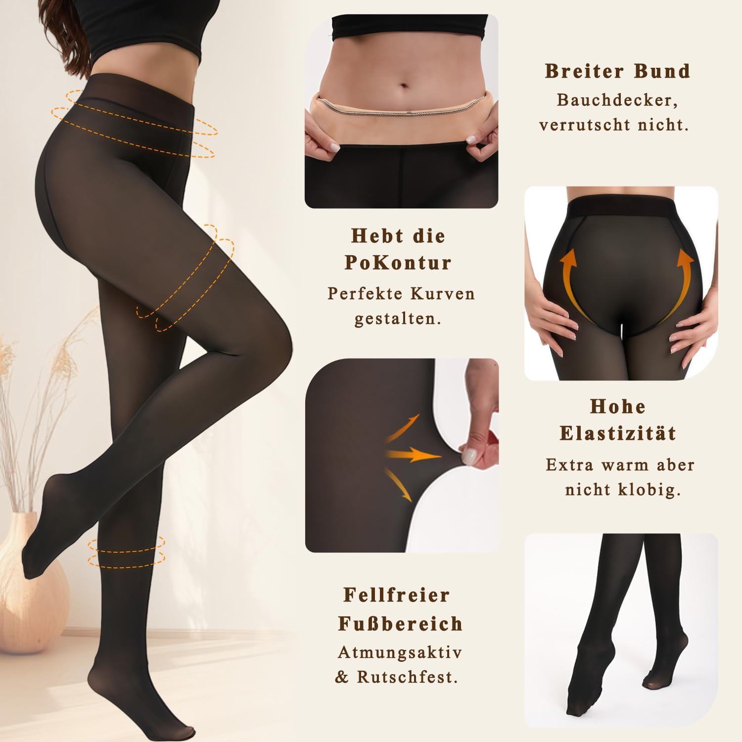 Thumbnail 2 de Thermo Strumpfhose 320 g
