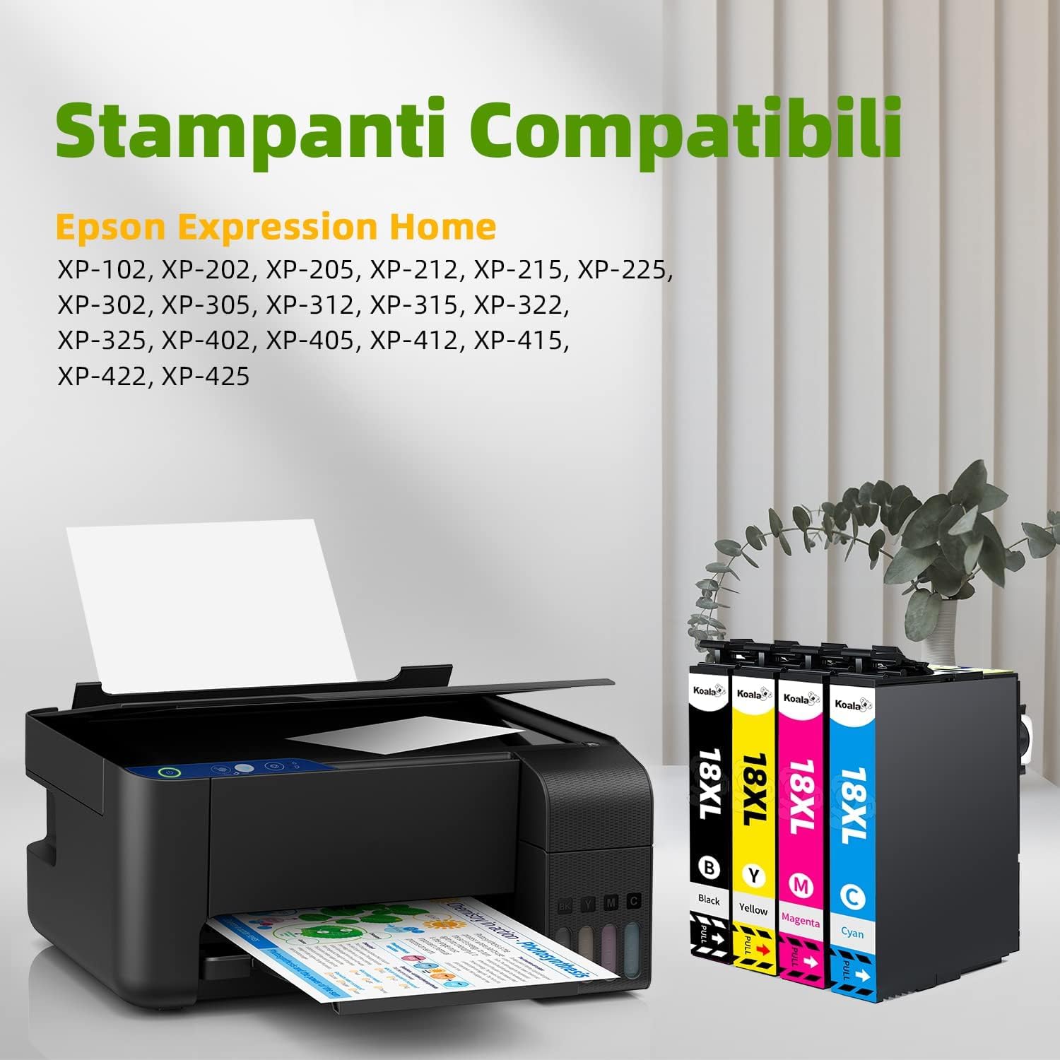 Thumbnail 1 de Koala 10 cartucce inchiostro compatibili 18XL per stampante 🖨