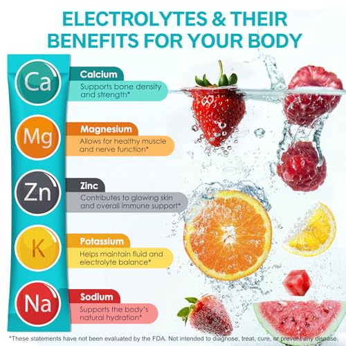 Thumbnail 4 de RKPROUC 30 PCS Electrolyte Powder Packets — Sugar-Free Hydration for Daily Rehydration and Recovery