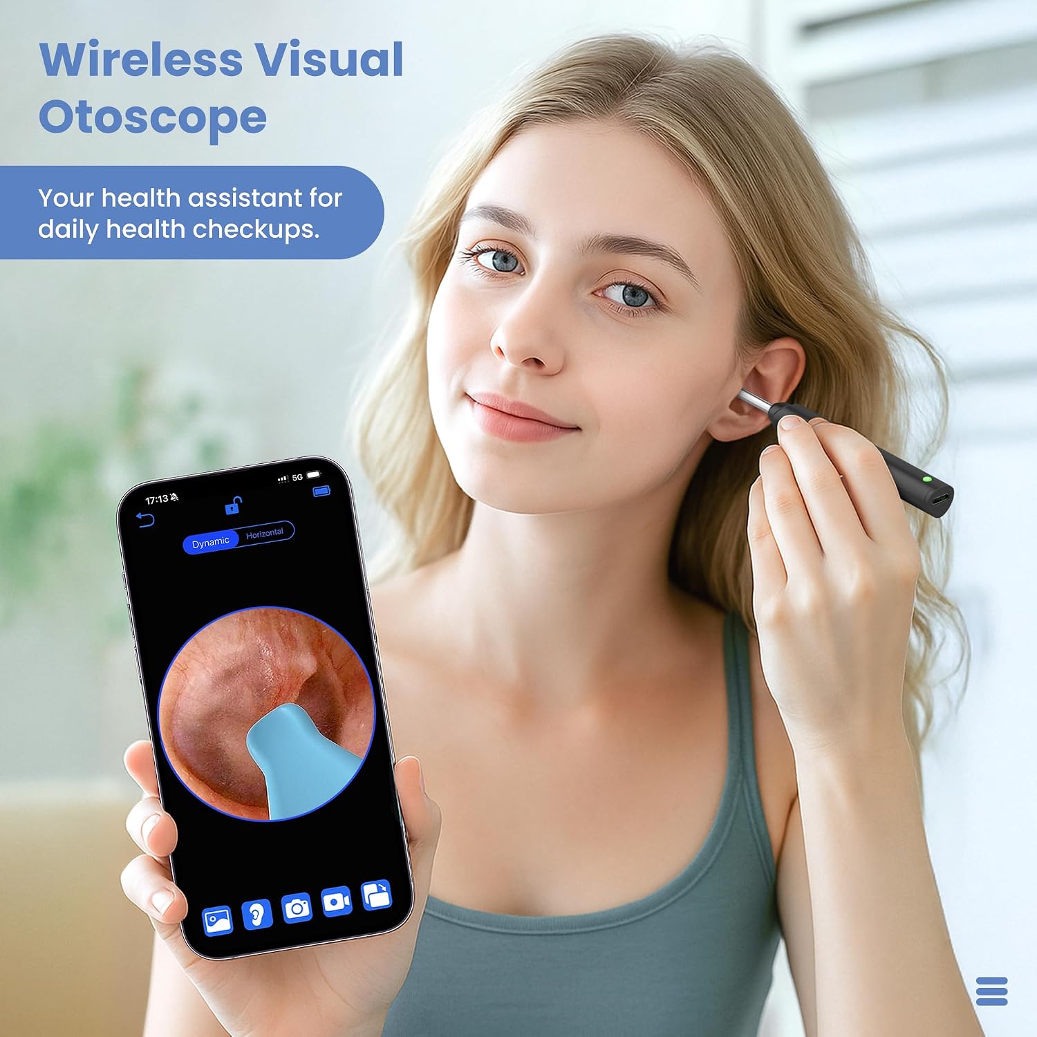 Thumbnail 6 de DTHENS Ear Wax Removal Kit with 3.0 mm Camera, 6 LED Lights and Wi-Fi