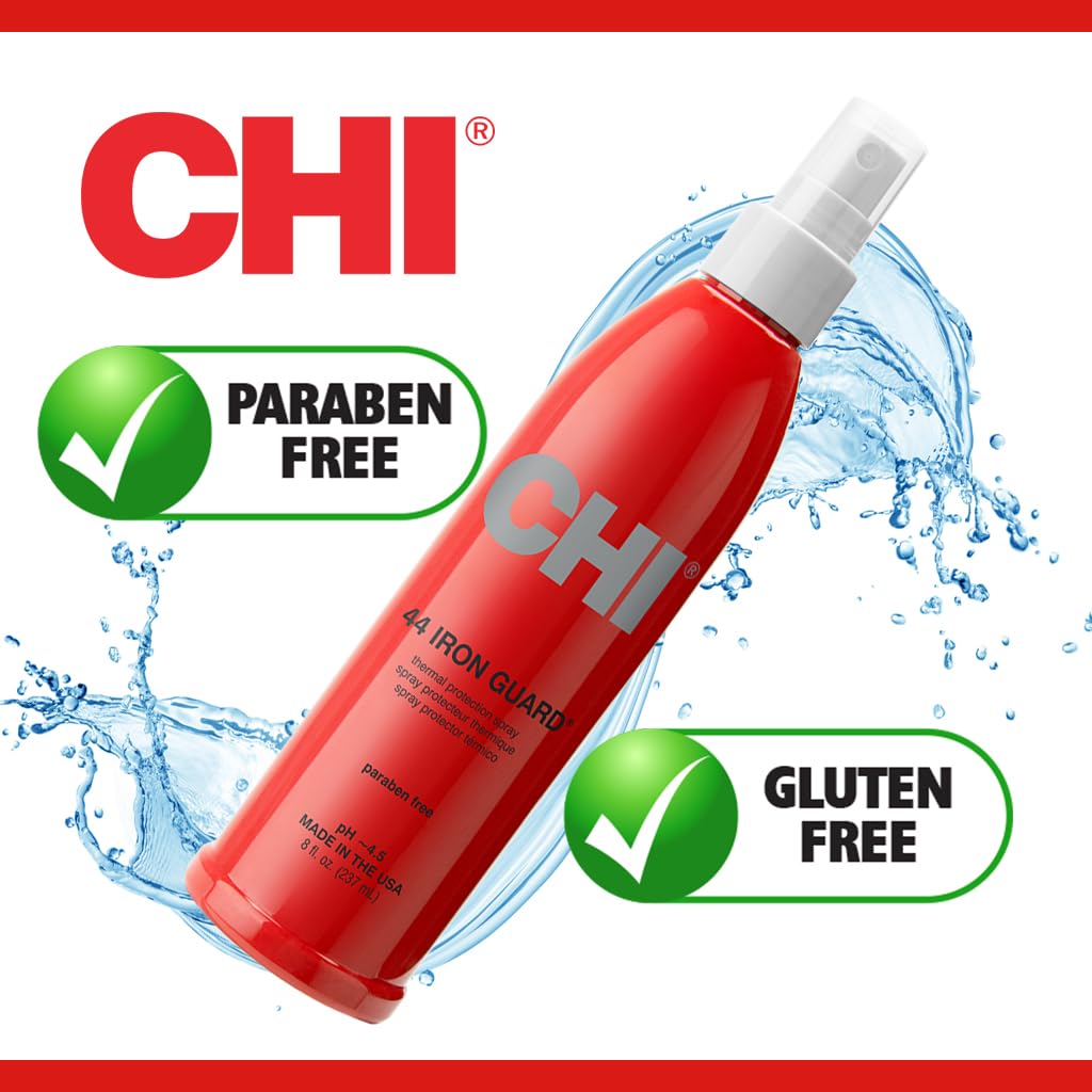 Thumbnail 6 de CHI 44 Iron Guard Thermal Protection Spray (8 fl oz) — Heat damage shield for smoother, shinier styling