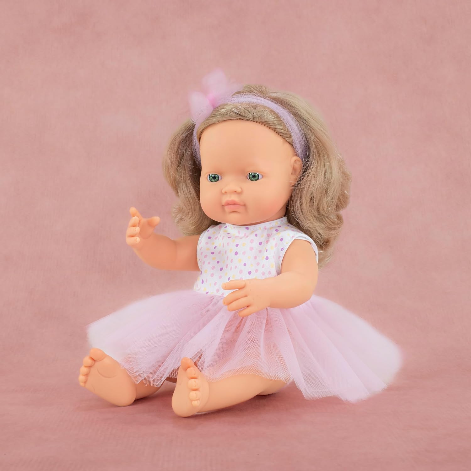 Detalle 2 de Miniland 33208 – anatomicznie poprawna lalka 38 cm z winylu