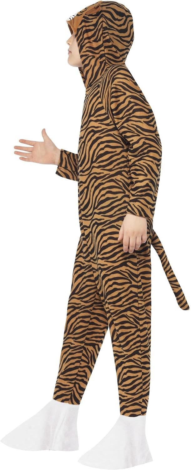 Detalle 2 de SMIFFYS Costume da tigre Tuta integrale 4-6 anni 🐯