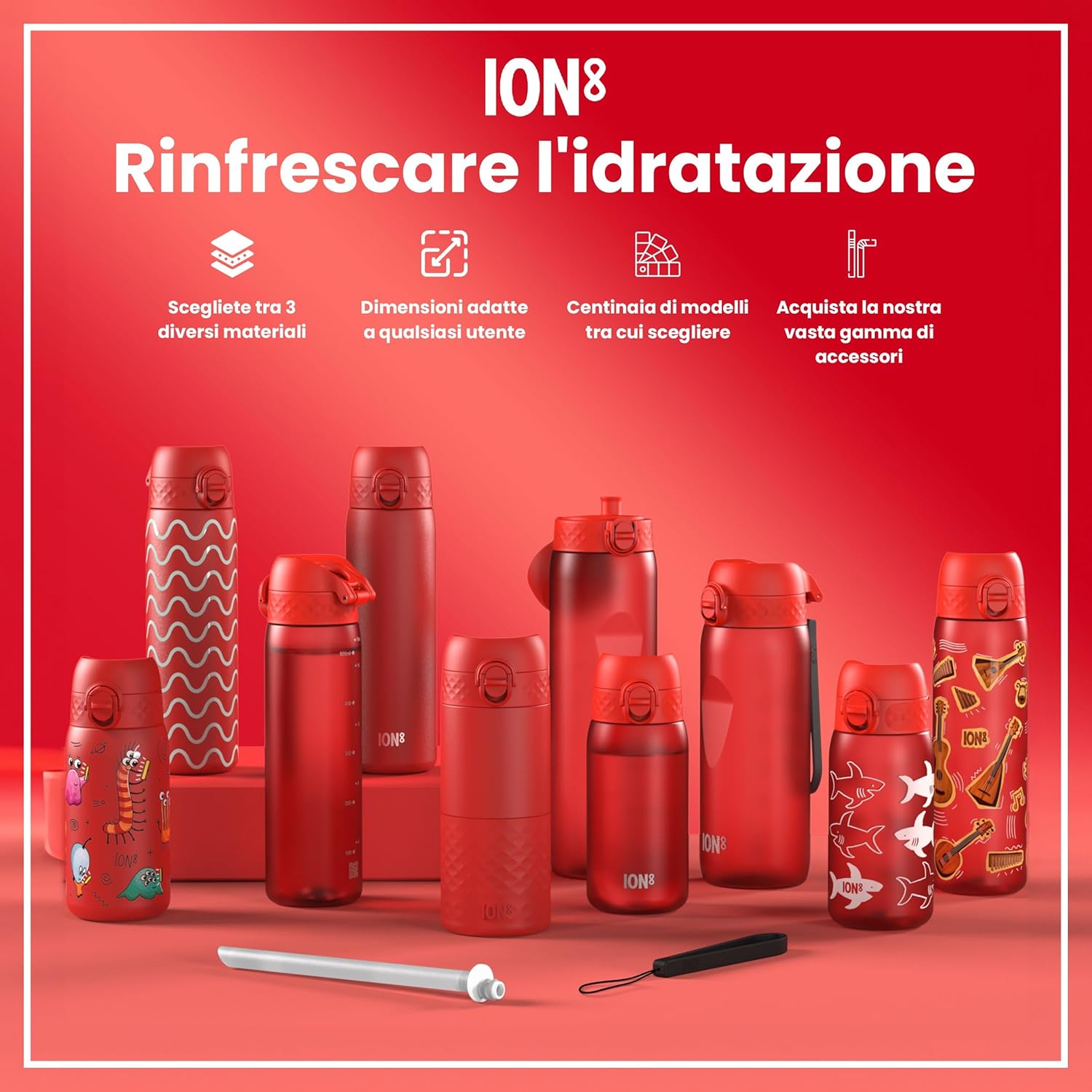 Thumbnail 6 de ION8 Borraccia a Prova di Perdite 1L: Robustezza, Sicurezza e Facilità d'Uso