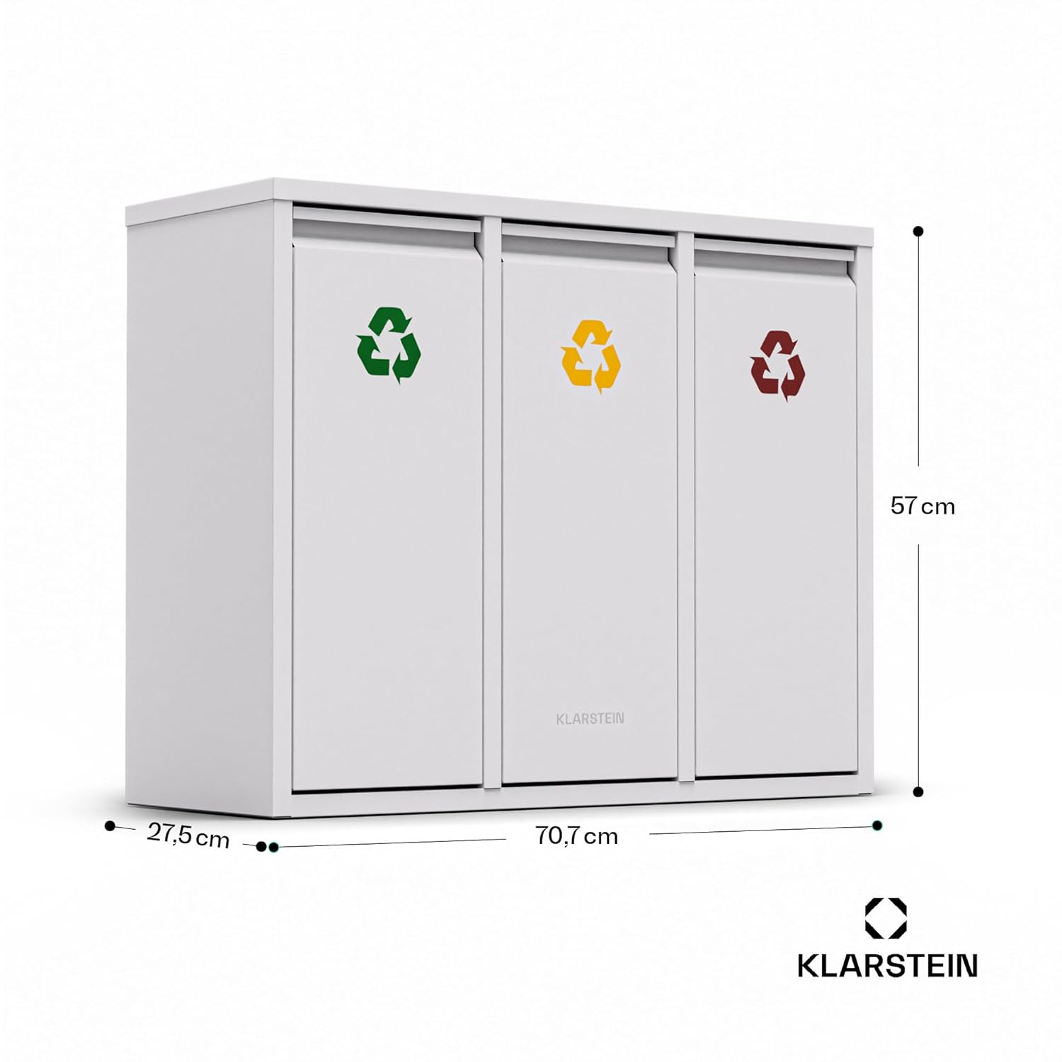 Thumbnail 4 de KLARSTEIN Ordnungshüter 3 Cubos de Cocina, 45L ♻