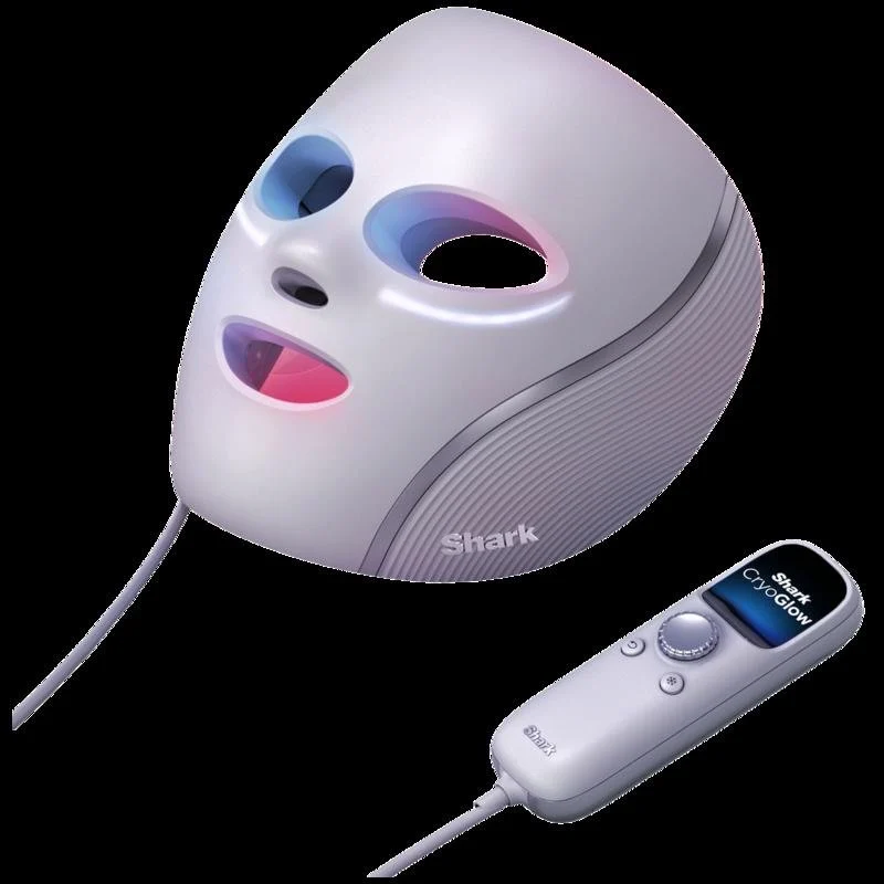 Detalle 2 de Máscara LED Shark CryoGlow: terapia de luz en casa para una piel más lisa