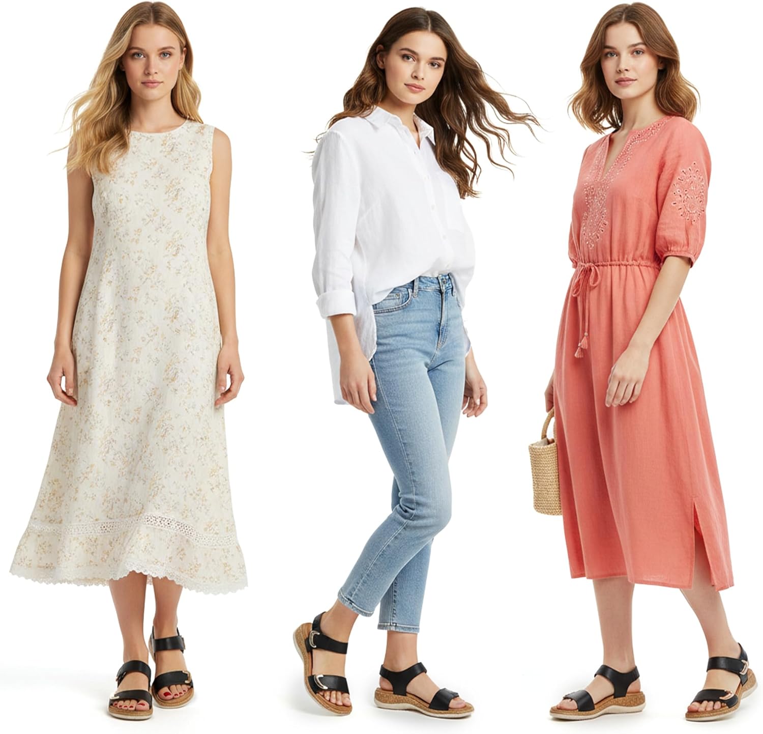 Thumbnail 1 de Littleplum Sandales Femme Été Confortables et Polyvalentes – Casual Plats