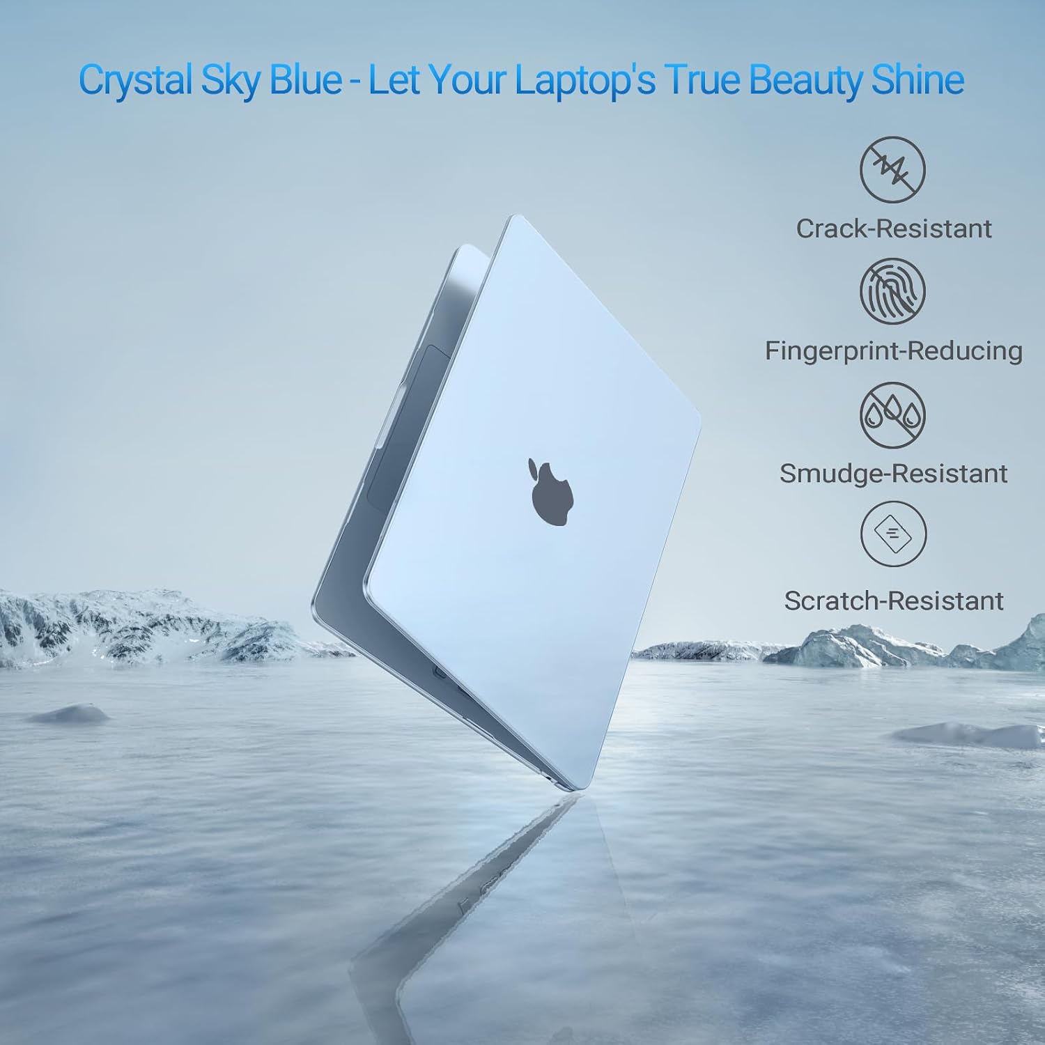 Thumbnail 6 de MOSISO Custodia 13,6" per MacBook Air (A3449/A3240/A3113/A2681) con protezione completa e cover tastiera trasparente