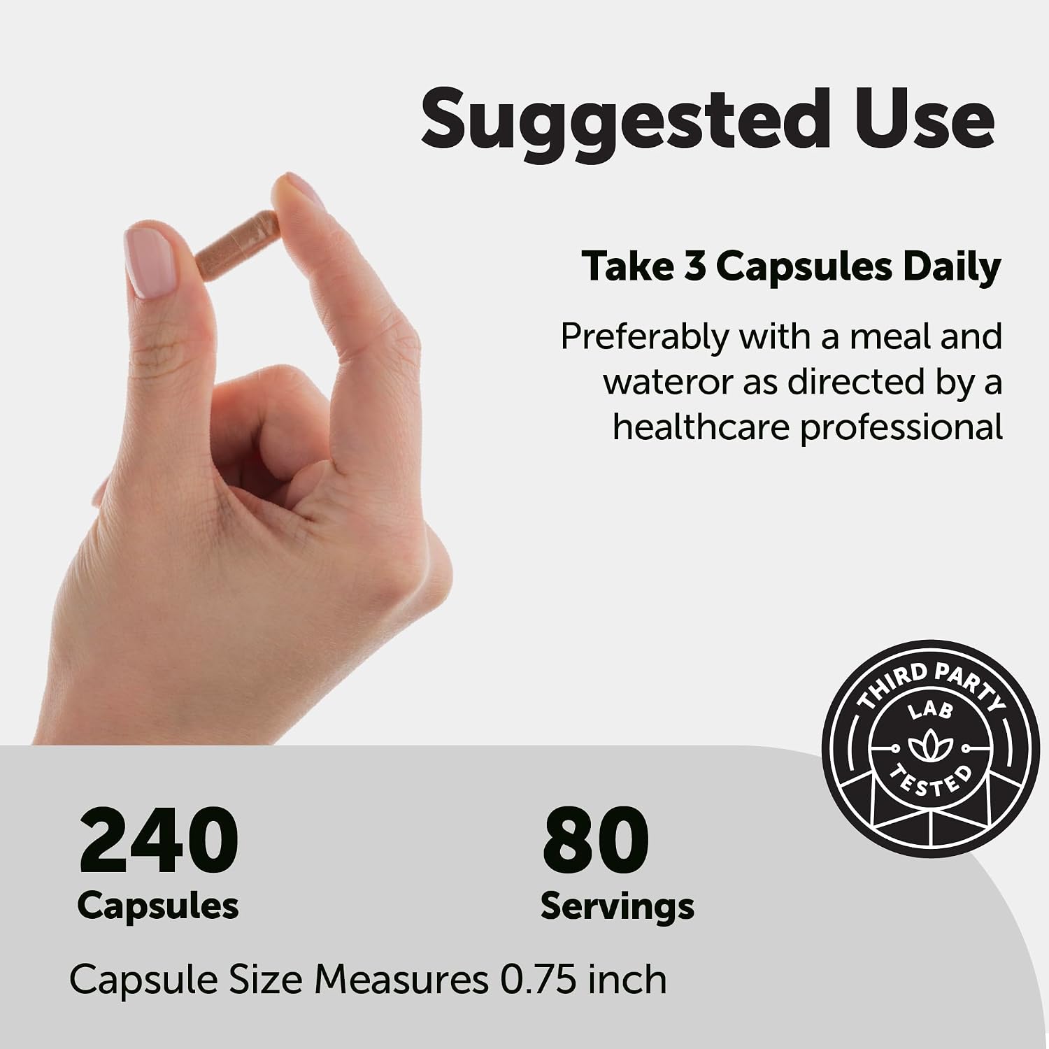 Detalle de Micro Ingredients Shilajit Supplement, 240 Capsules