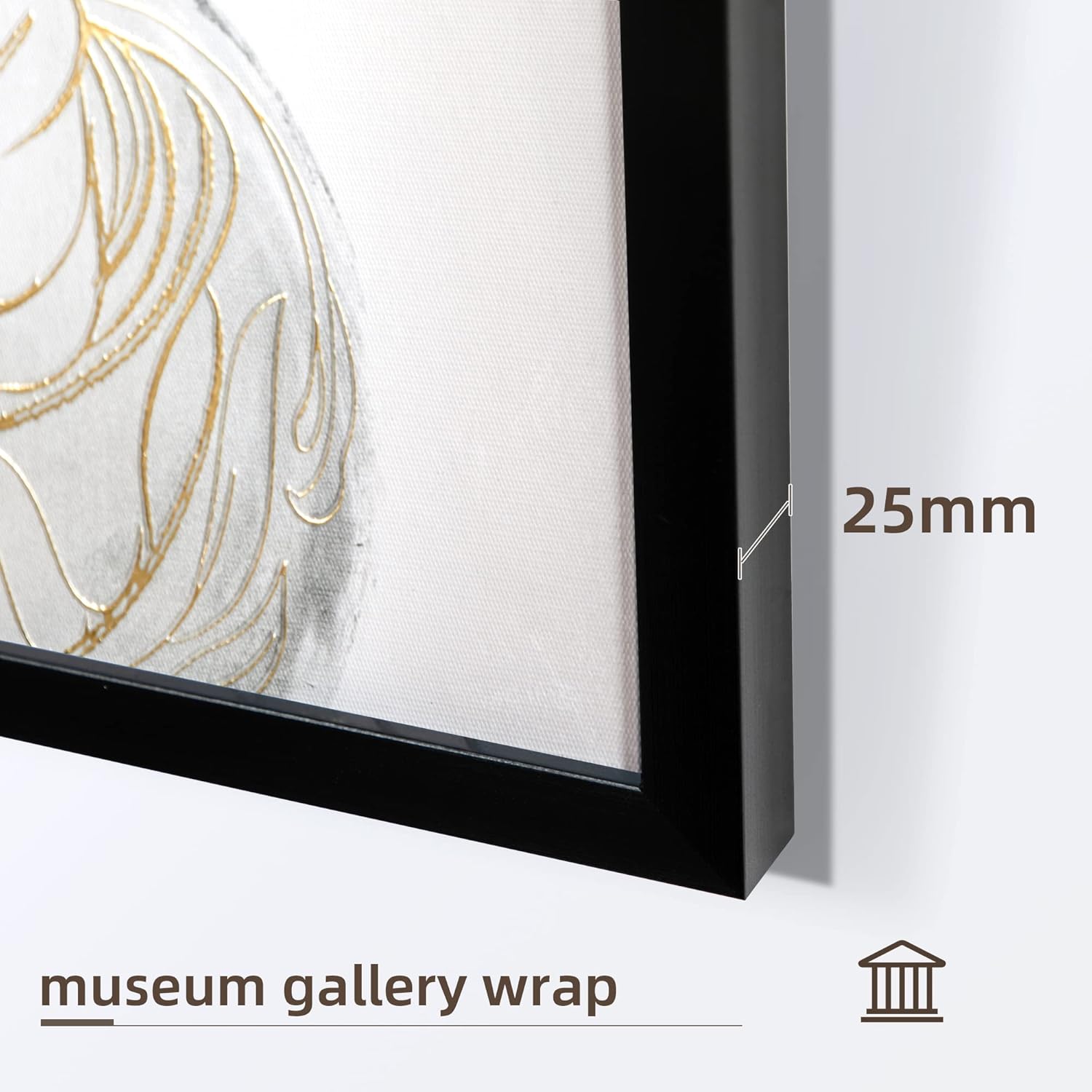 Thumbnail 6 de HOMCOM Cuadro Lienzo Buda 83x83 cm ✨ Decoración Artística