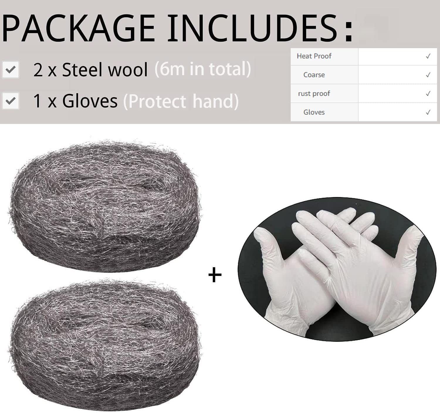 Detalle 2 de PICK FOR LIFE Steel Wool Mice 3m 🐭