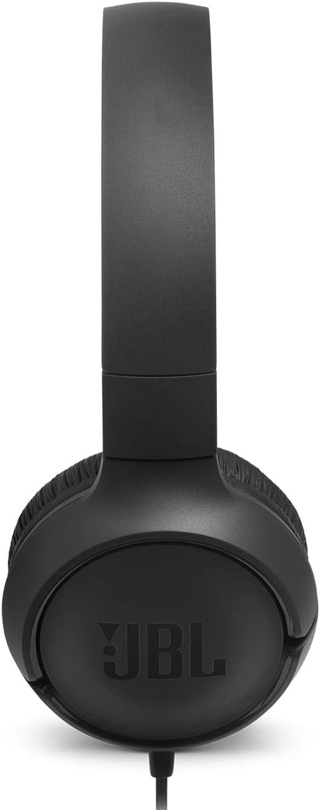 Detalle de JBL wired on-ear headphones with 3.5 mm connection