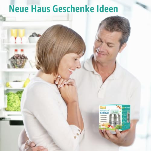 Detalle 2 de Exluvon Kühlschrank-Geruchsneutralisierer aus SUS304 Edelstahl, duftfrei, bis zu 10 Jahre