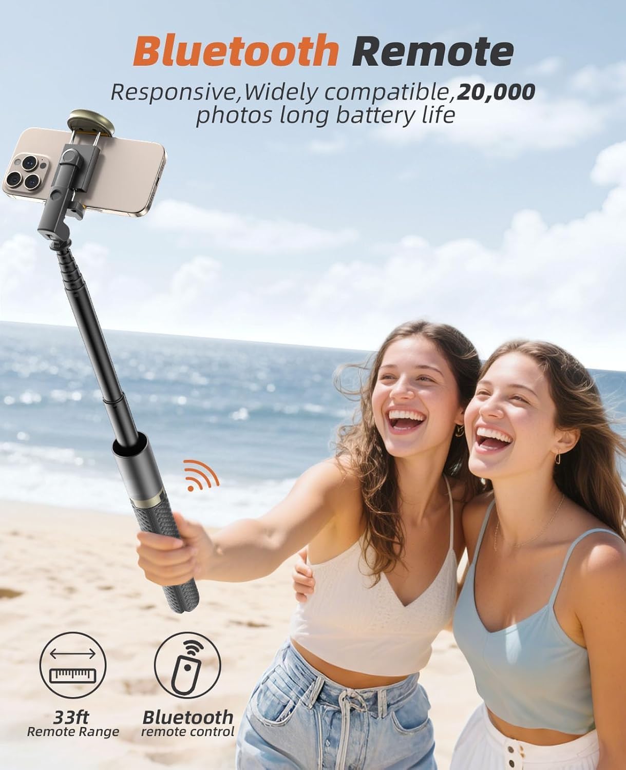 Detalle 2 de Vimose 62" Phone Tripod Stand
