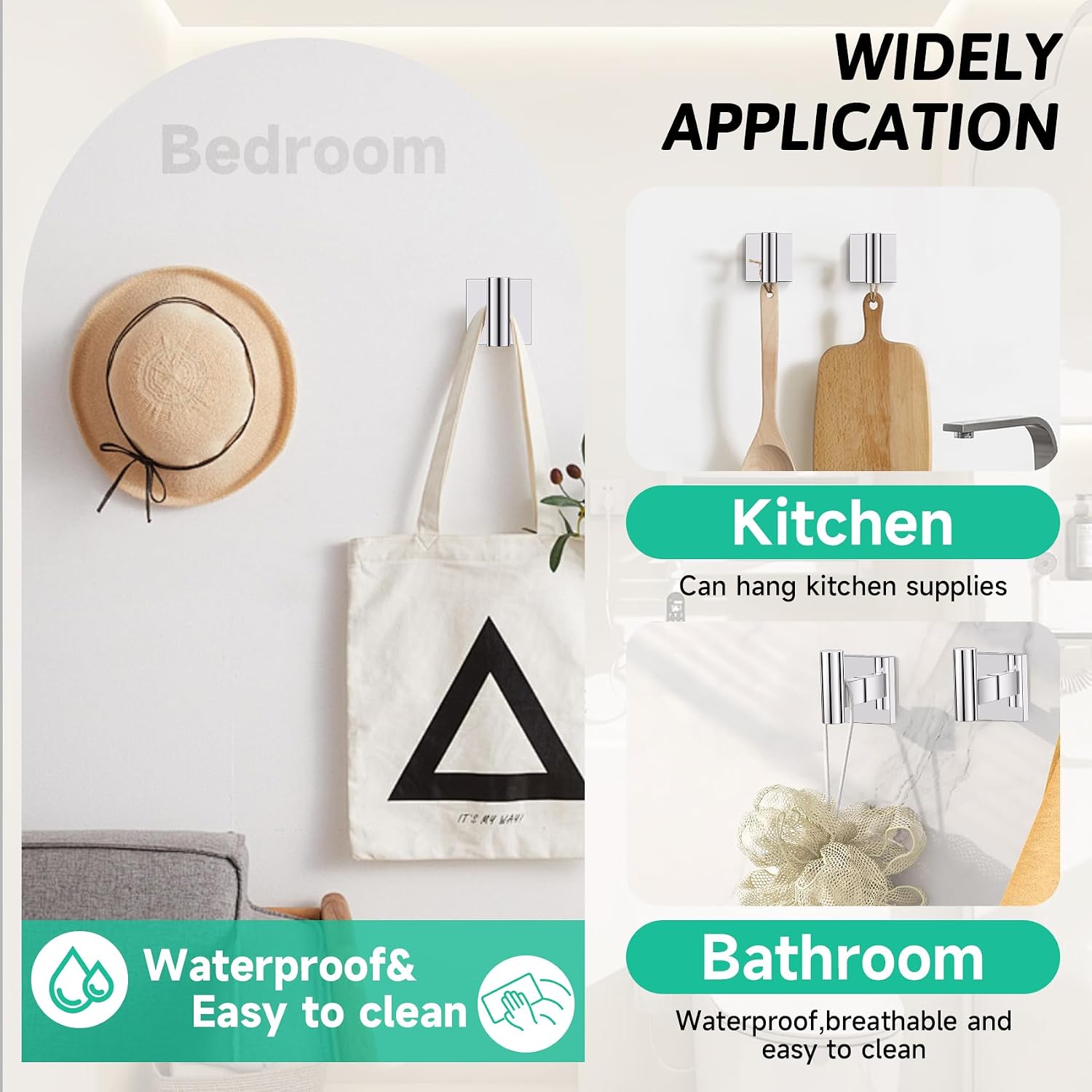 Detalle de Bathroom Hardware Set with 23.6-Inch Towel Bar