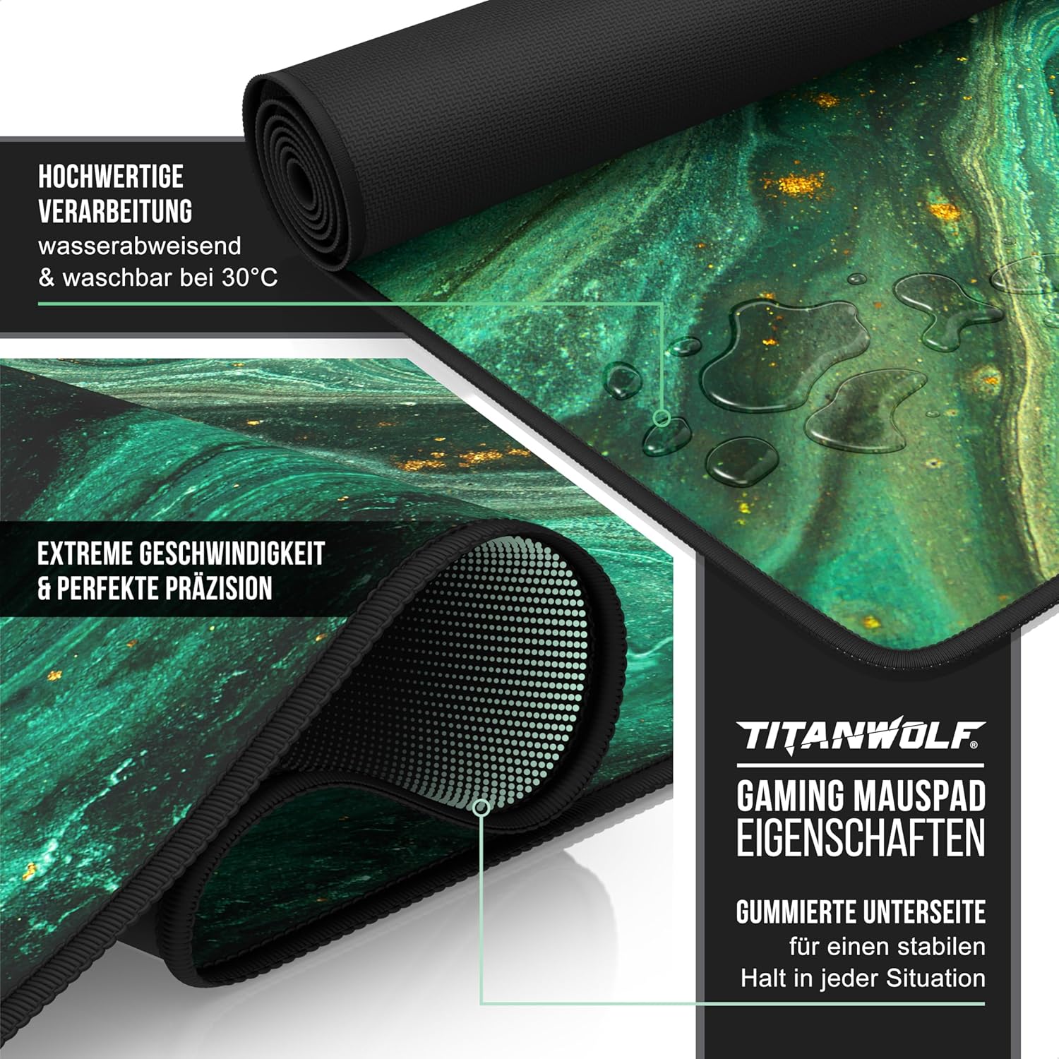 Thumbnail 2 de Titanwolf XXXL Mauspad 1200x600 mm