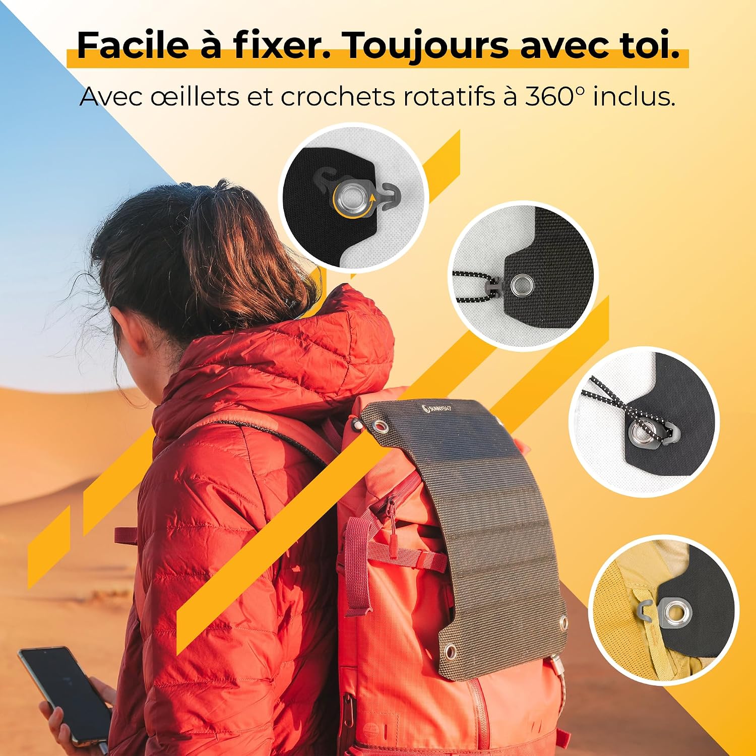 Thumbnail 4 de SunnyBAG Leaf Pro panneau solaire 7,5 W