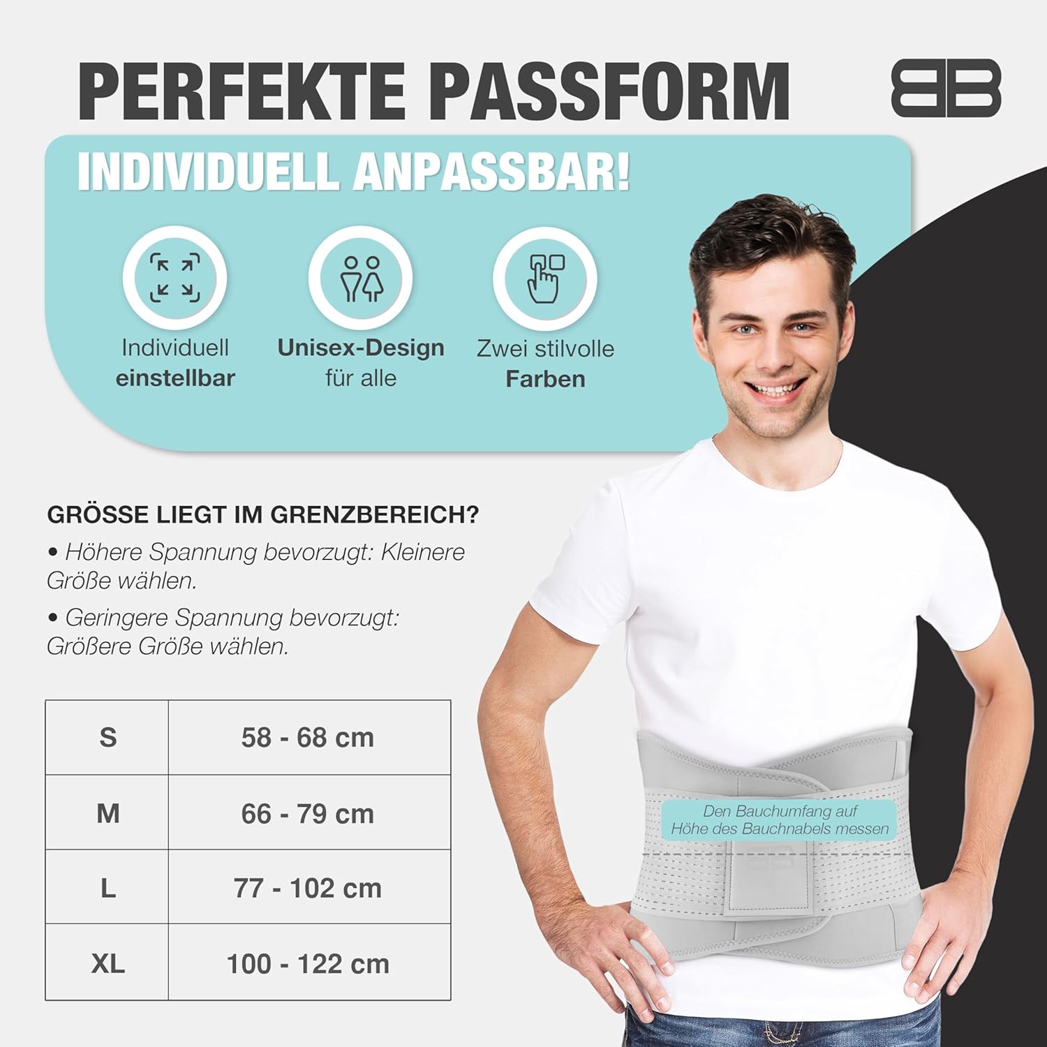 Thumbnail 3 de BACK BODYGUARD Rückenstützgürtel – Orthogürtel für Rücken, Nierenwärmer und ISG-Unterstützung