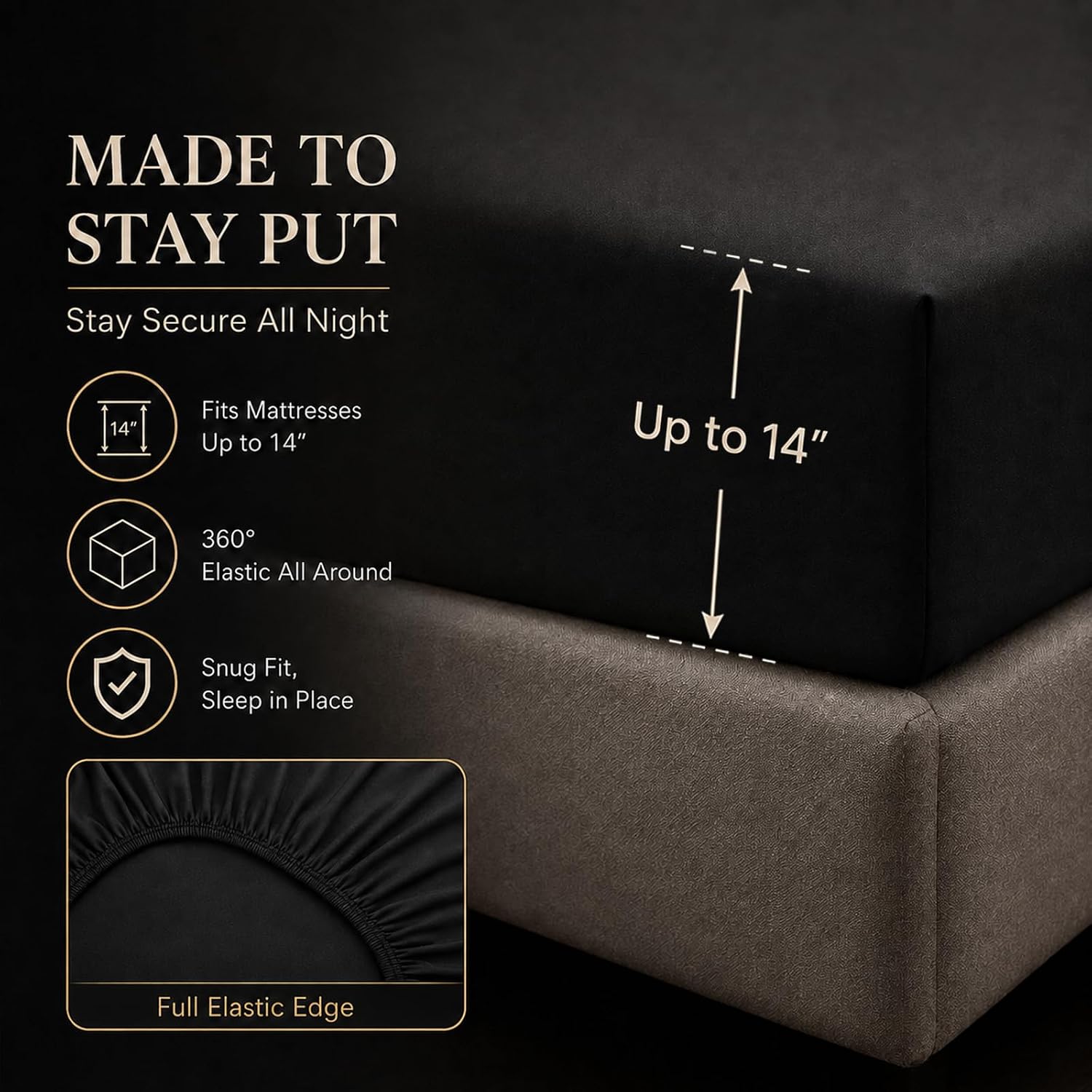 Thumbnail 5 de CozyLux Queen Comforter 7-Piece Pintuck