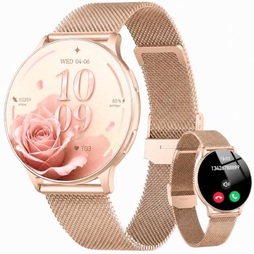Detalle de Montre Connectée Femme Jugeman — Écran AMOLED 1,32" et autonomie jusqu’à 30 jours