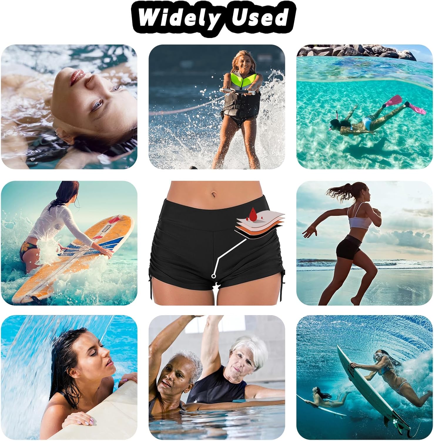 Thumbnail 5 de Period Pants High Waisted Swim Bottoms