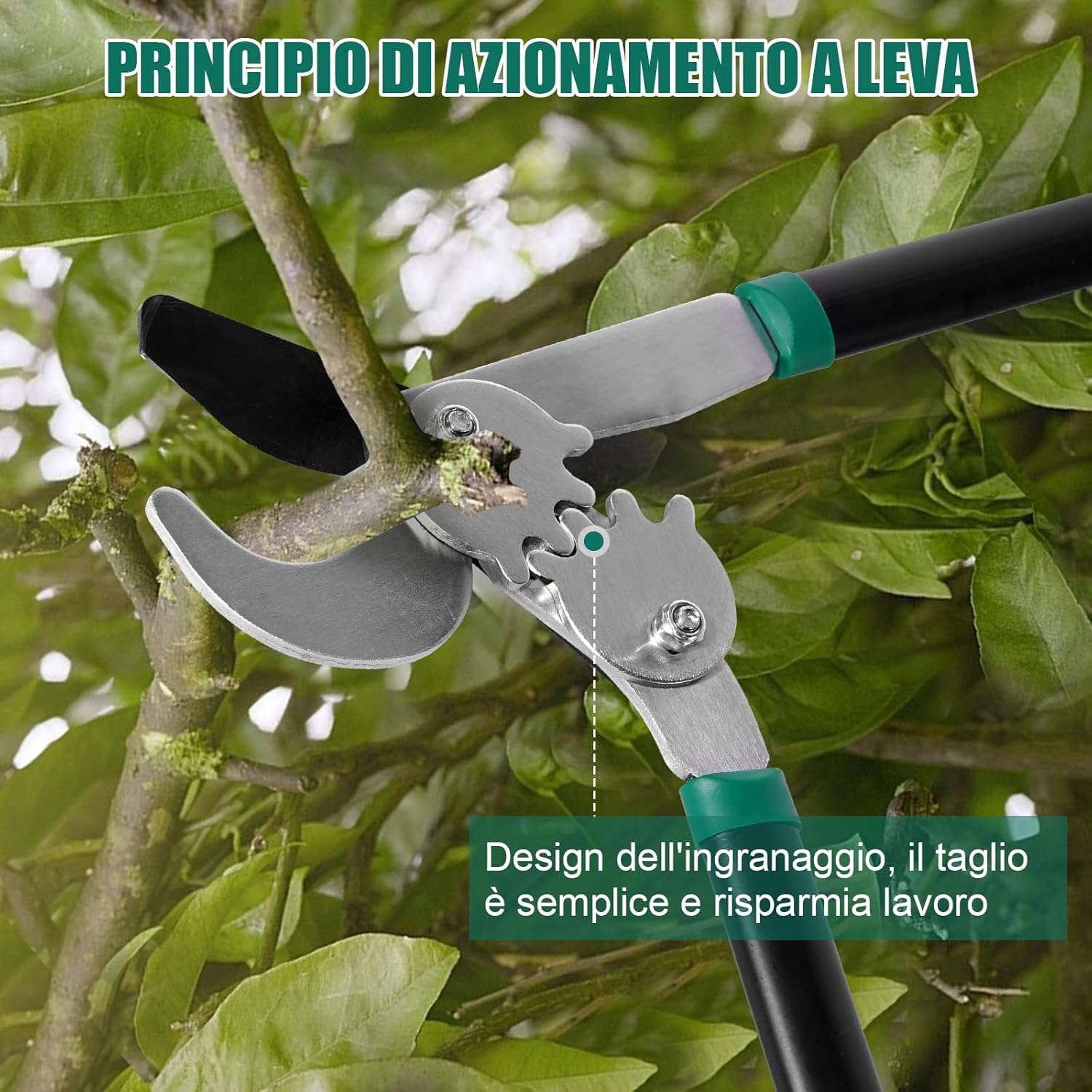 Thumbnail 4 de HYCHIKA Troncarami a cesoia bypass da potatura 74 cm: taglia rami fino a Ø 50 mm