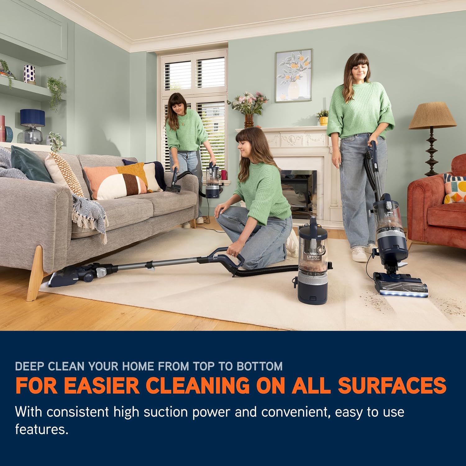 Thumbnail 2 de Vax LiftOut Multi Pet-Design Corded Upright Bagless Vacuum Cleaner (CDUP-LOPA) with Lift-Out Canister