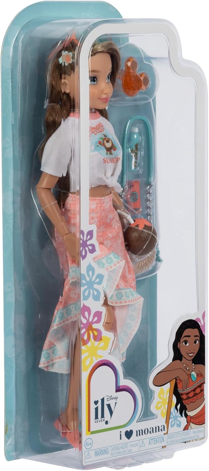 Thumbnail 5 de Disney ILY Vaiana - Poupée Fashion 29 cm (JAKKS Pacific) avec Accessoires – Licence Officielle Disney