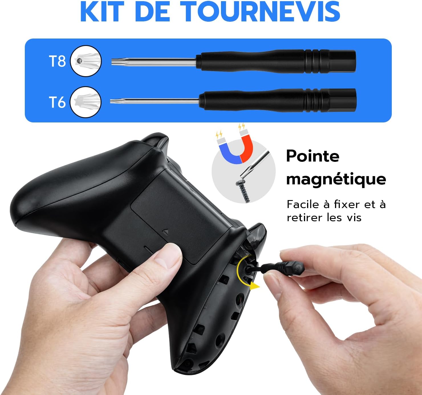 Detalle 2 de Mcbazel Boutons de remplacement 6 en 1