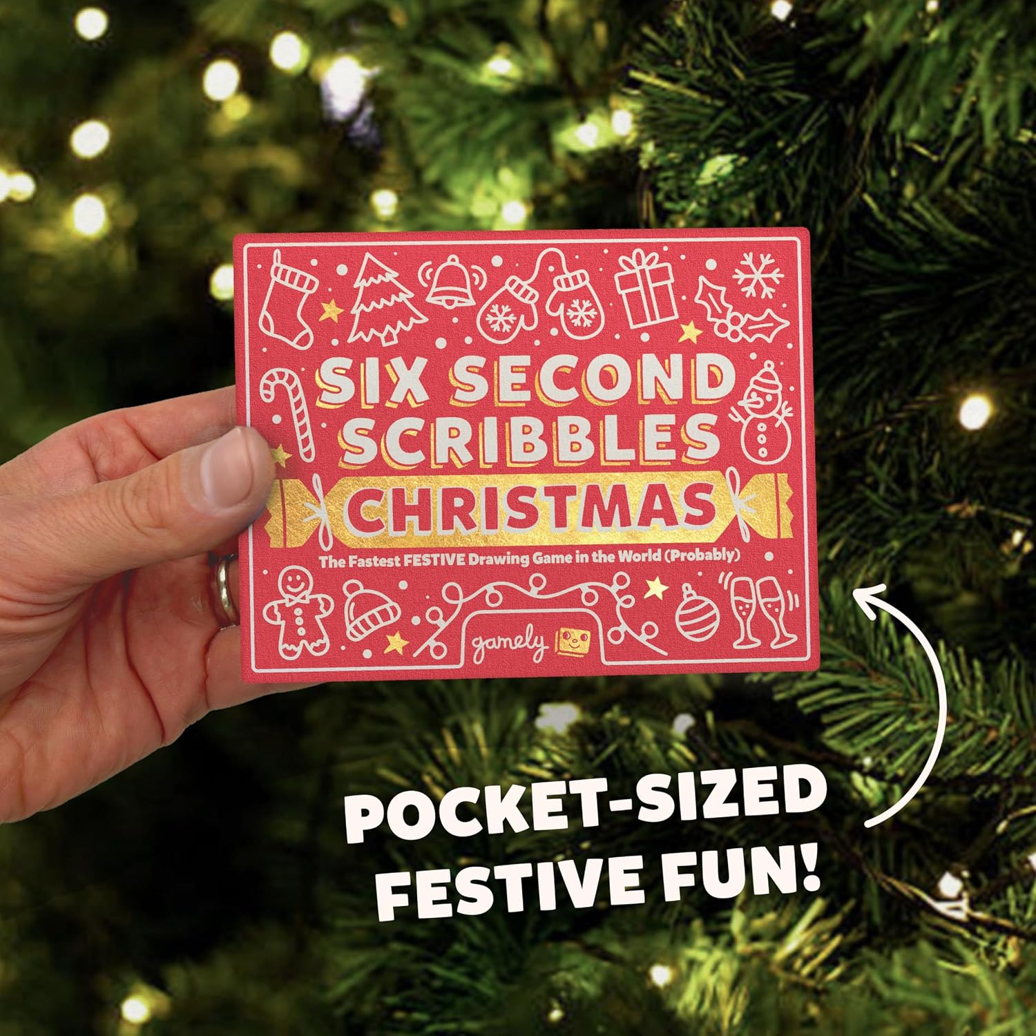 Detalle de Six Second Scribbles Christmas drawing game